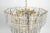 Mid 20th Century Vintage Teardrop Crystal Brass Framed Chandelier For Sale - Image 5 of 13