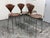 Mid-Century Modern Norman Cherner for Cherner Chair Company Cherner Counter Stools, Set of Four For Sale - Image 3 of 12