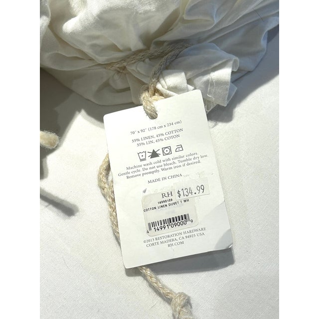 Textile Restoration Hardware Linen / Cotton Twin Size Bedding Sets For Sale - Image 7 of 9