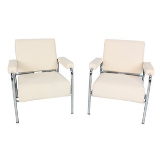 Set of Vintage Smoking Wagon Armchair by Le Corbusier for Cassina, 2006 For Sale