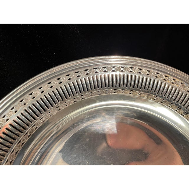 1900 - 1909 1912 English Silverplate Footed Centerpiece Barker Ellis For Sale - Image 5 of 10