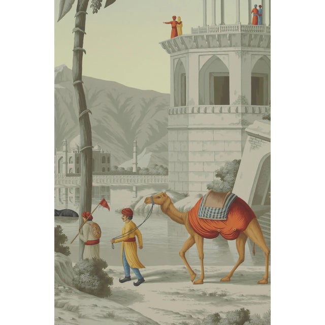 This magnificent 3-panel panoramic artwork set captures the rich romance and architectural grandeur of historic India. The...