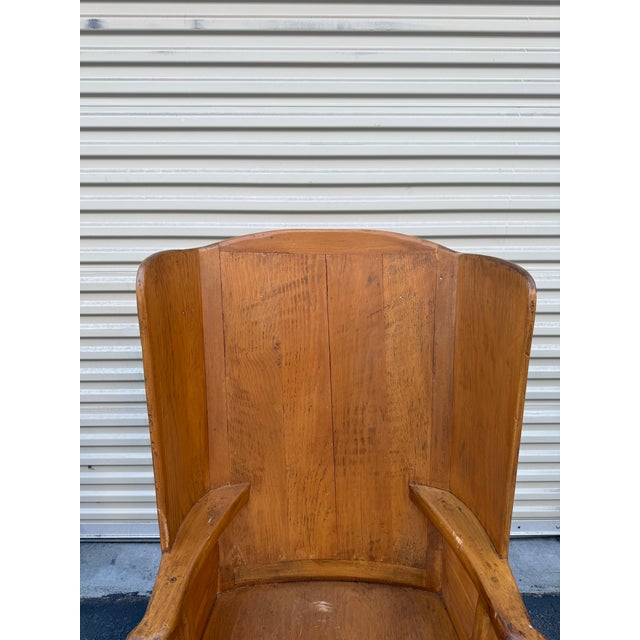 1990s Late 20th Century Richard Mulligan Warming Chair For Sale - Image 5 of 11