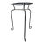 Vintage Wrought Iron Three Legged Plant Stand For Sale