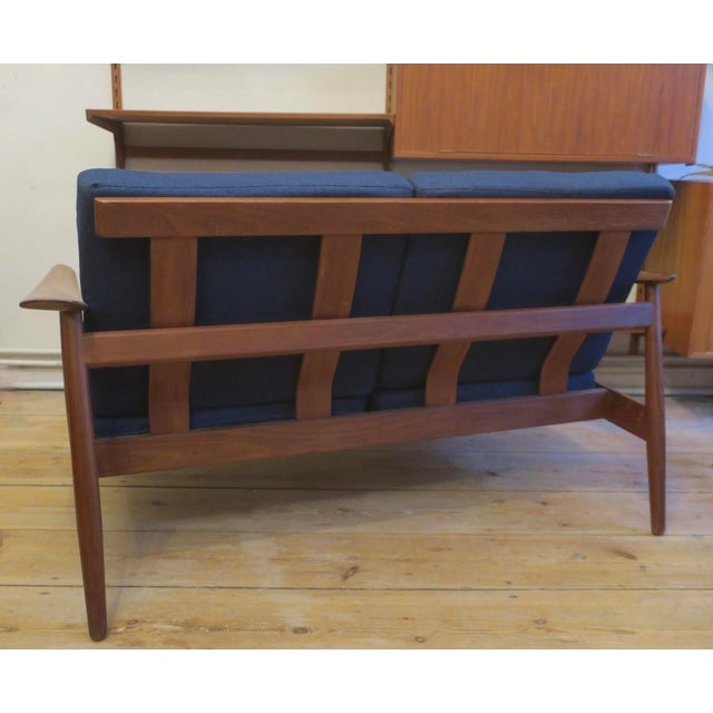 FD 164 Two-Seater Sofa in Teak by Arne Vodder for France and Son, 1960s For Sale - Image 5 of 9