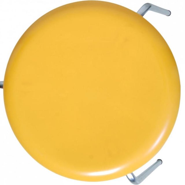 Yellow Yellow Dot Stool by Arne Jacobsen, 1970s For Sale - Image 8 of 14