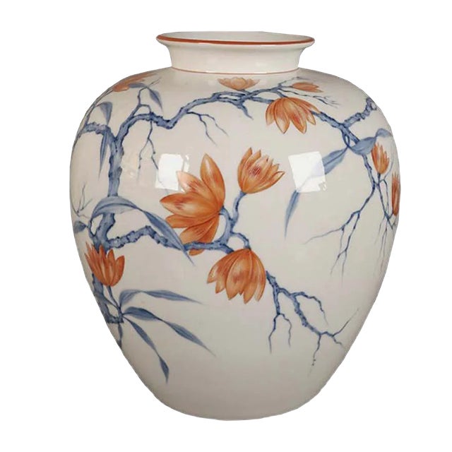 Art Nouveau Porcelain Vase by Röder for Rosentahl For Sale