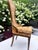 1960s Pair of Vintage Hollywood Regency High-Back Accent Chairs – 1960s Gold Velvet For Sale - Image 5 of 8