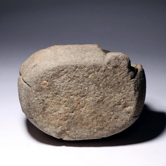 Superb Carved Stone Statue of Jizō Bosatsu Japanese Edo to Meiji For Sale In Atlanta - Image 6 of 9