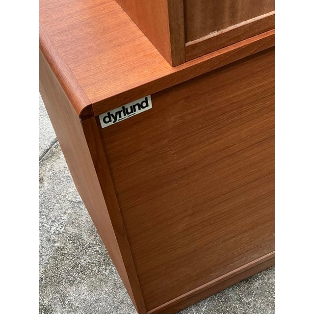 Wood Vintage Danish Drylund Teak Cabinet For Sale - Image 7 of 12