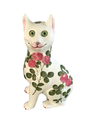 Vintage Plichta Pottery Nekola Pinxt Cat London England