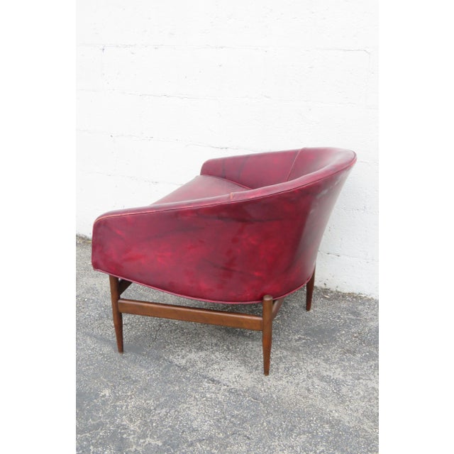 Lawrence Peabody Mid Century Modern Sculptural Barrel Lounge Chair 6031 For Sale In Miami - Image 6 of 15