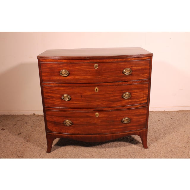 Small Regency Domed Mahogany Commode, 1800 For Sale - Image 10 of 10