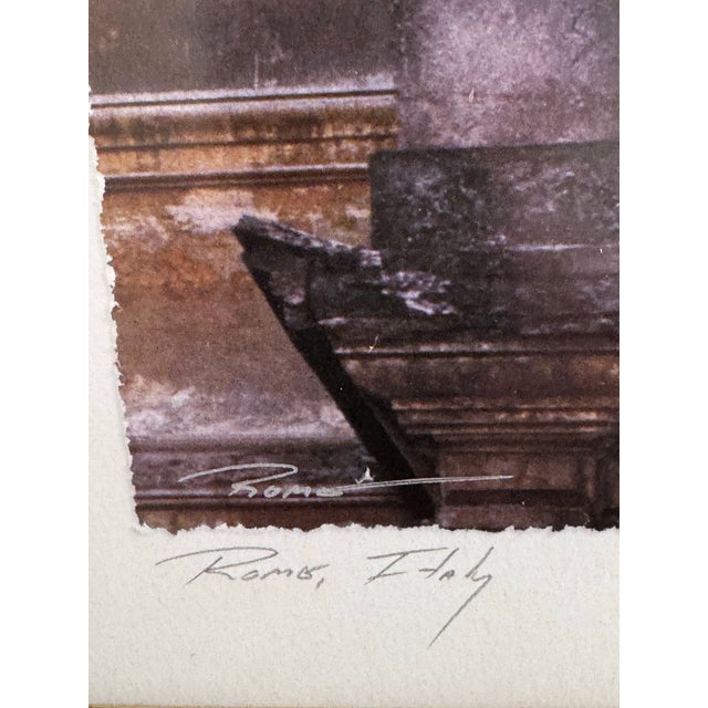 Traditional Ruth Burke Signed “Brown Window—Rome, Italy” Architectural Photograph, 2005 For Sale - Image 3 of 6