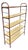Vintage Stitched Leather Bookcase by Jacques Adnet, 1950s For Sale