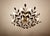 Vintage Floral Pendant Light from Vereinigte Werstaetten, 1950s For Sale - Image 6 of 18