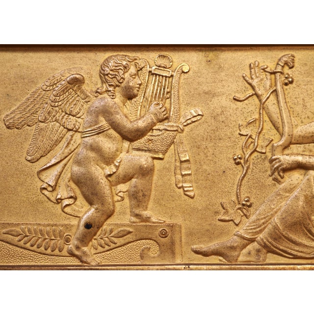 French Gilt Bronze Mantel Clock For Sale - Image 6 of 18