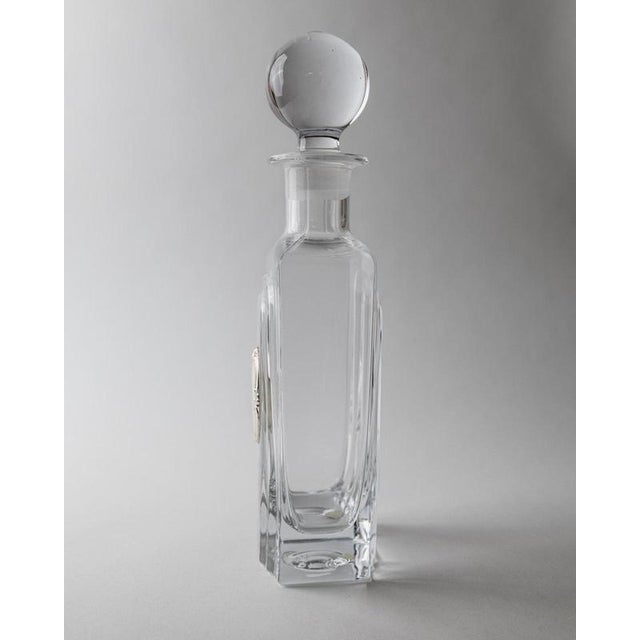 Vintage Glass Decanter in Clear Glass, 1980s For Sale - Image 6 of 13