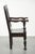 Antique English Oak Wainscot Chair with Wood Carving For Sale - Image 3 of 14