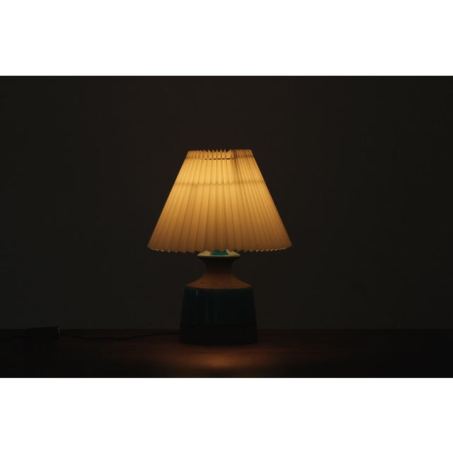 1960s Vintage Ceramic Table Lamp, Denmark, 1960s For Sale - Image 5 of 6
