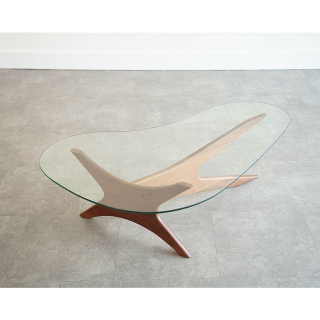 Adrian Pearsall for Craft Associates Asymmetric Walnut Coffee Table, C. 1950s For Sale In New York - Image 6 of 9