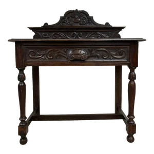 Antique English 19th Century Matthew Rose & Sons Console Table Buffet Sideboard
