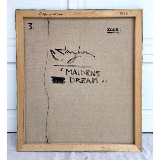Original Modern Abstract Painting "Maiden's Dream" by C. Taylor, 2008 For Sale In Los Angeles - Image 6 of 10