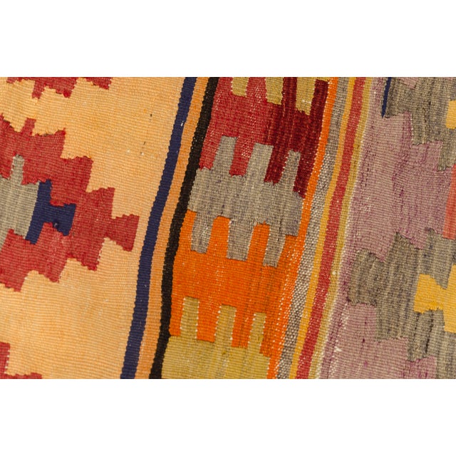 Mid 20th Century Handmade Wool Runner for Entryway or Gallery For Sale - Image 9 of 10