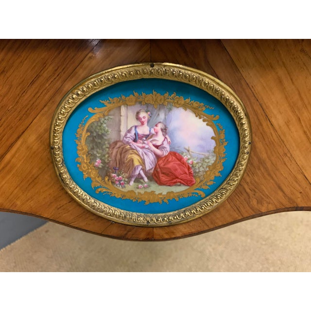 French Tulip Wood Desk, 1880 For Sale - Image 9 of 17