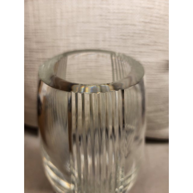 Beautiful vintage Lenox heavy cut crystal vase, received as a wedding gift in 1992 and owned by the original recipient...
