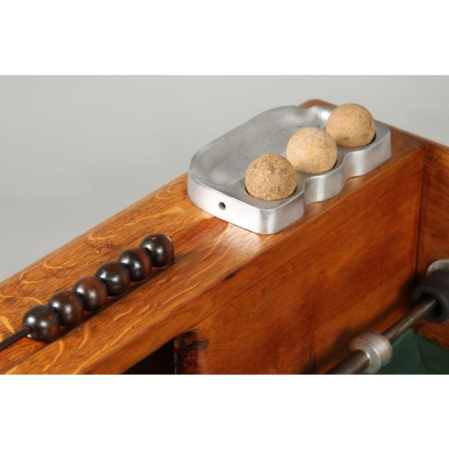 Wood Footmatic Football Table by René Wolff, Paris, 1950s For Sale - Image 7 of 15