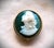 Vintage Gold Profile Cameo Pill, Trinket, Ring Box For Sale In New York - Image 6 of 13