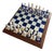 Vintage Viana Portuguese Porcelain Chess Set, 1970, Set of 33 For Sale
