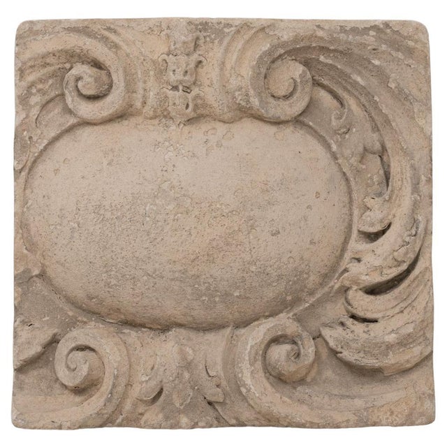 Brown 19th Century French Carved French Stone Architectural Ornament For Sale - Image 8 of 18