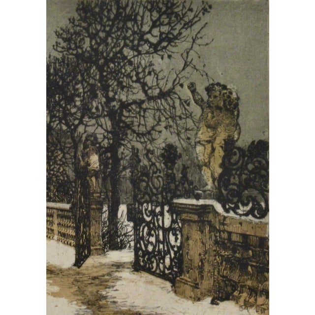 Luigi Kasimir Wien 1911 Original Print For Sale - Image 4 of 8