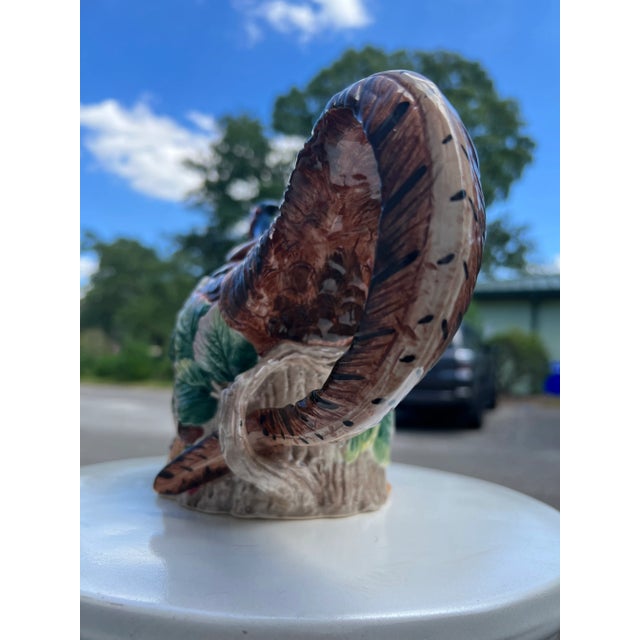 Ceramic Fitz and Floyd Holiday Pheasant Tea Pot. For Sale - Image 7 of 7