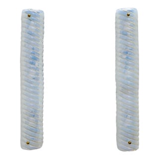 Modern Wall Applique in Iridescent Murano, 1980s For Sale