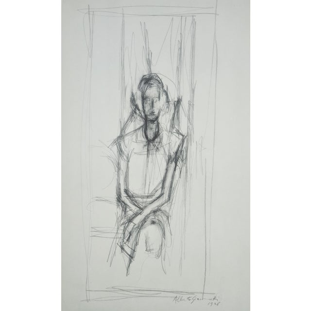 Artist: alberto giacometti (1901-1966), d'après title: "figura femminile seduta" (figura femminile seduta) year of...