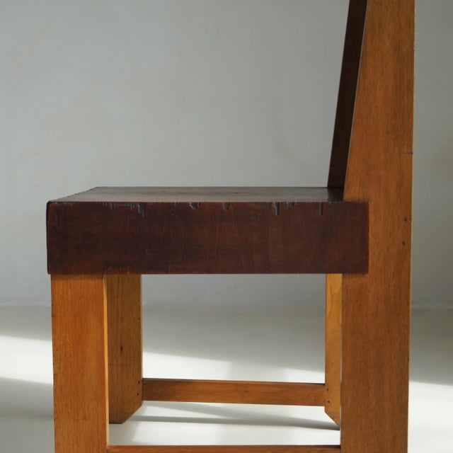 Dutch Art Deco Modernist The Hague School Side Chair, 1920s For Sale - Image 14 of 18