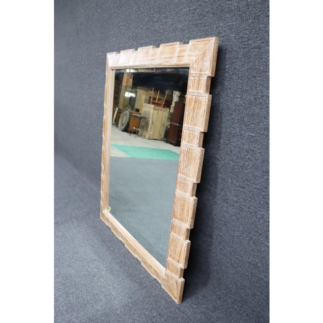 Wood Robert Leighton Teak Reclaimed Mirror For Sale - Image 7 of 7