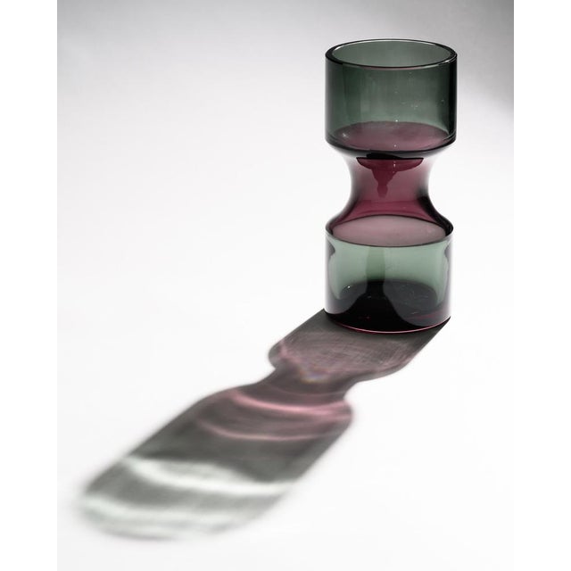 Rosenthal Glass Vase by Tapio Wirkkala for Rosenthal, Germany, 1960s For Sale - Image 4 of 8