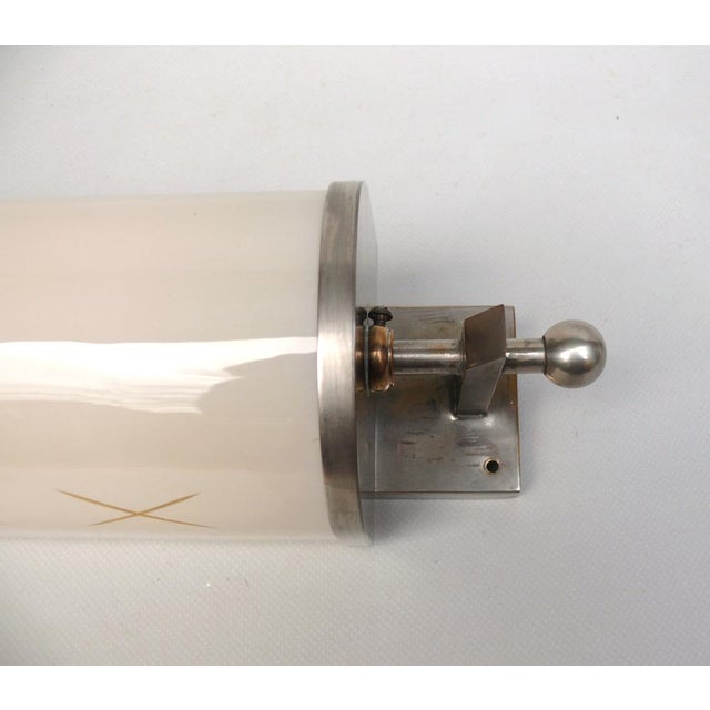 Art Deco Wall Lights in Nickel-Plating, 1930s, Set of 2 For Sale - Image 15 of 18