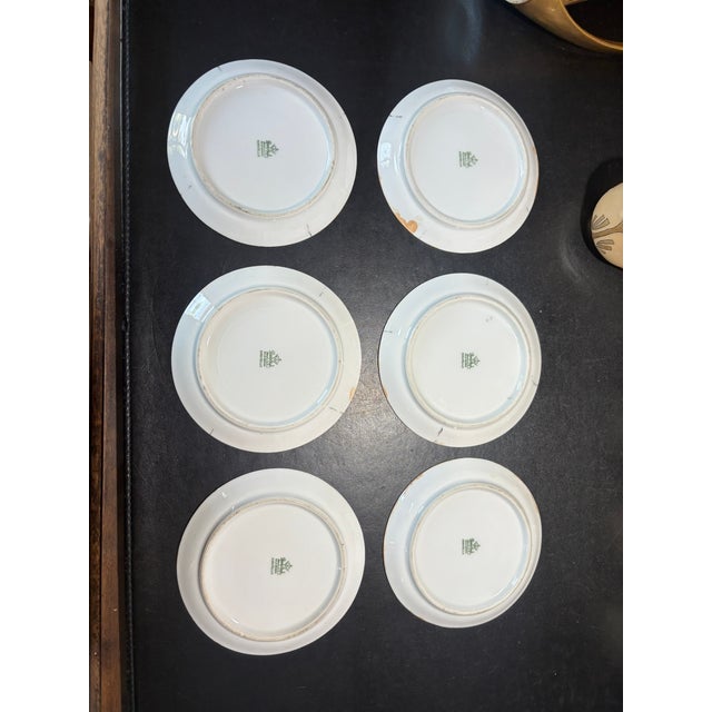 1920s 1924 Rosenthal - Donatello Chocolate Coffee Service Set - 1 Pitcher, 6 Cups, 6 Saucers - 13 pcs For Sale - Image 5 of 14