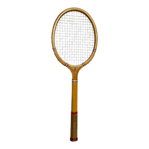 Vintage Mid Century Wooden Tennis Racket