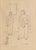 The Acrobats is an original modern artwork realized by Carlo Carrà in 1922. Lithograph on paper. Hand signed and dated on...