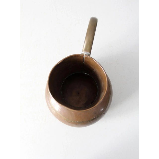 Vintage Dutch Copper Ewer For Sale - Image 9 of 12