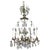 Louis XV Gilded Wrought Iron and Rock Crystal Chandelier For Sale