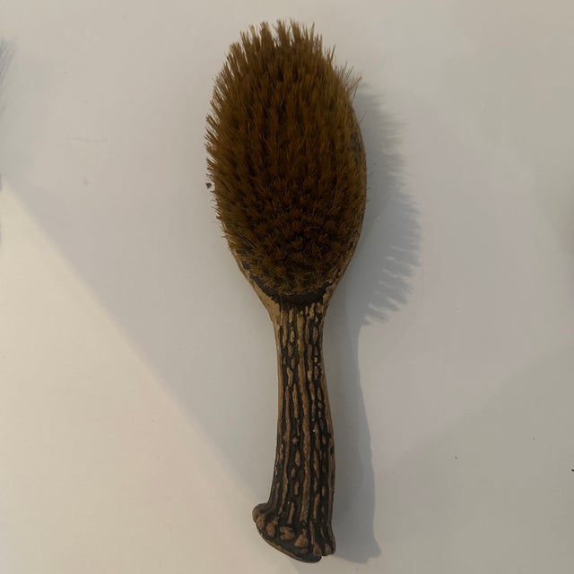1960s 3-Piece Faux Antler Antique Vanity Set For Sale - Image 5 of 11