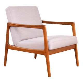 Mid-Century Modern Swedish Teak Armchair by Alf Svensson for Dux, 1960s For Sale