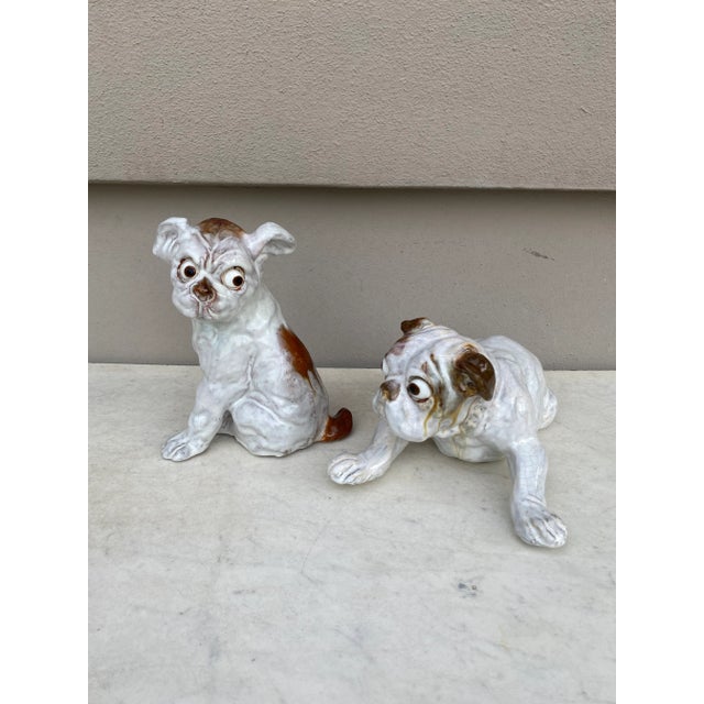 Ceramic Terracotta Majolica Bulldog Bavent Filmont, Circa 1900 For Sale - Image 7 of 8